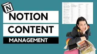 NOTION CONTENT CALENDAR FOR CONTENT CREATORS // HOW I USE NOTION TO EXPAND MY VISION AND BRAND STORY