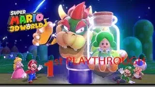 Super Mario 3D World 1st Playthrough - Part 3 - Complete world 5 & 6