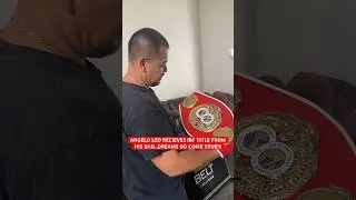 ANGELO LEO RECIEVES IBF TITLE FROM HIS DAD…DREAMS DO COME TRUE!!!