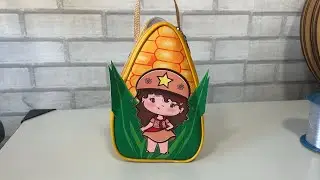 Bolsa milho super fácil é linda