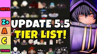 Official Anime Vanguards Update 5.5 Tier List! (NEW META!)