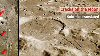 CRACKS on the MOON ! Flight around the Moon III. Subtitles translated