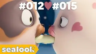 All of #012 #015 ㅣ💘Unveiling FULL LOVE STORY of Kitty Seal & Cherry Blossom SealㅣSEALOOK Compilation