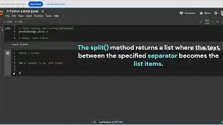 Course Python - Split String