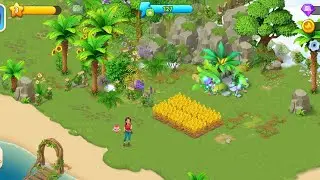 Dragonscapes 🤣 new android game, stranded at an isolated Island, plant crops, build bridges