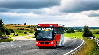 ঈদের যাত্রী নিয়ে যাচ্ছি | SHYAMOLI HYUNDAI BUS | ETS2