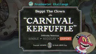 Cuphead Peashooter Expert Challenge - Beppi The Clown