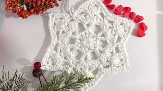 Снежинка крючком