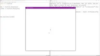 Python Turtles Part 1 - Creating a turtle that can create a shape