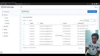 Laravel + Server side AJAX - Simple Example