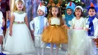 У міста і села йде зима весела - пісня Зимонька на новорічному святі