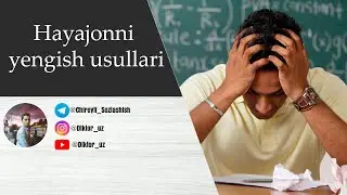 Hayajonni yengish usullari