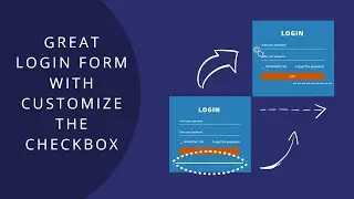 Great Login form with Customize the checkbox
