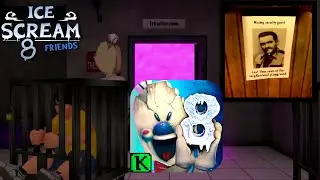 Ice Scream 8 New Character Entry 🤔 | Ice Scream 8 J Father Help Friends To Escape ? | Ice Scream 8