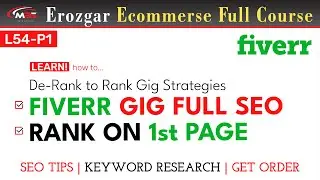 Fiverr Gig SEO - How to Rank Fiverr Gig on First Page - Low Competition Gigs on Fiverr 2023 - L54-p1