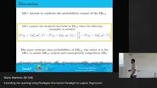 Extending the Learning Using Privileged Information Paradigm to Logistic Regression