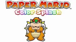 Paper Mario Color Splash Bowser Battle (Final Boss Phase 1) Speed up