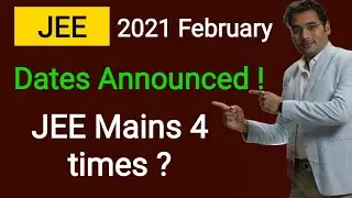 JEE 2021 | Latest Update | JEE Mains 2021 NTA Updates | 