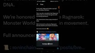 Ragnarok Nasa Ronin Na! #ragnarok #ragnarokonline #axie #axieinfinity #ronin #update #p2e #trending
