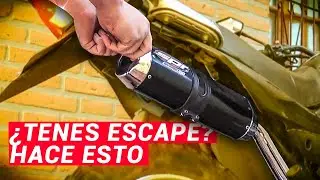 TENES QUE HACERLE ESTO A TU MOTO SI LE PUSISTE ESCAPE