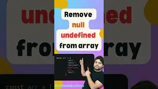 Remove null undefined values from javascript. 