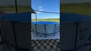 Собрали бассейн на 16 тонн😎 #shorts