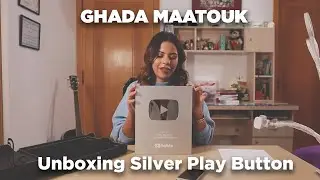 Ghada Maatouk Unboxing Silver Play Button