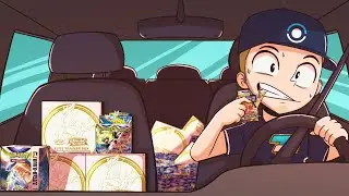 DON'T Drive and OPEN Pokemon Cards AT THE SAME TIME