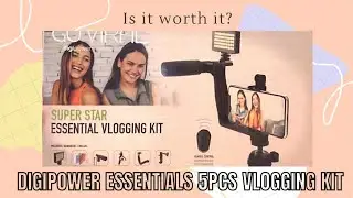 VLOG 04: UNBOXING DIGIPOWER ESSENTIALS 5PCS VIDEO VLOGGING KIT SUPERSTAR