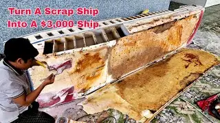 Restoring $3,000 Worth Of Ship From Scrap Part 2