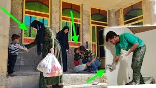 Help in the hardships of life for Ali: Saleh and Khadija's helping hands in the village