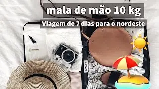 Viagem de 7 dias só com mala de mão| O QUE LEVAR???| Mala de verão.