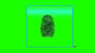 Fingerprint Green Screen