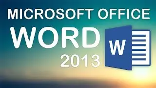 Microsoft Office 2013 Window Description Part -1