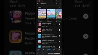 Looking at Peppa Pig games on Google Play....