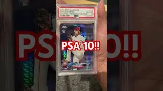 PSA 10 Shohei Ohtani 2018 Rookie Card Prism Refractor #shoheiohtani #shorts #ohtani #topps #baseball