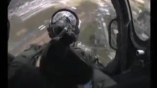 Dassault Mirage 2000 air-show flight demonstration