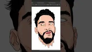 Vector Portrait Art Practice Session #digitalart #portraitvectorart #affinitydesigner #vectorartist
