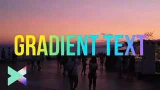 Create Animated Gradient Text in Filmora | Filmora Tutorial