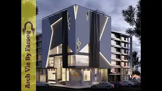3ds Max exterior night render