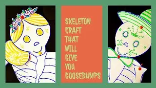 SKELETON CRAFT THAT WILL GIVE YOU GOOSEBUMPS[2020] EASY HALLOWWEN CRAFT/DECOR