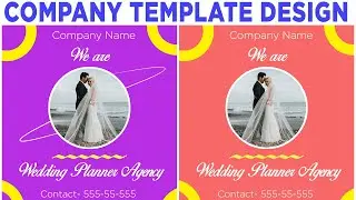 How to make an Instagram Wedding Post Design in Photoshop CC | Photoshop Tutorial