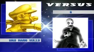 GOLD MARIO VS KOR GASTER | FUNNY GAMING