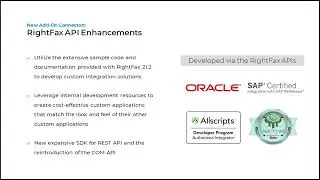 What's New in RightFax 2X.X: RightFax API Enhancements