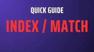 INDEX / MATCH Formula: Quick Guide Tutorial For Google Sheets