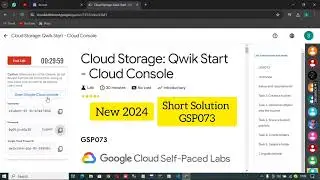 Cloud Storage: Qwik Start - Cloud Console 