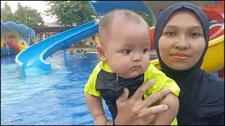 Swimming di Ocean Park BSD Ajak Bayi 5 bulan kesana bersama Yasta