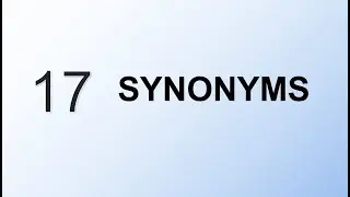 SYNONYMS
