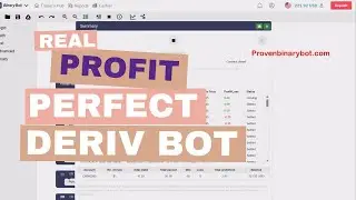 Effortless Deriv.com Bot - Profit Target Deriv Bot | Instant Painless Deriv Bot Download