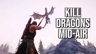 Skyrim Mod: Dragons Fall Down - Immersive Airborne Death